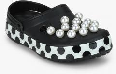 Crocs Cb Timeless Clash Pearls Clog Black Flip Flops women