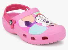 Crocs Cc Minnie Colorblock Pink Clogs girls