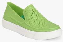 Crocs Citilane Roka Green Lazer Cut Loafers boys