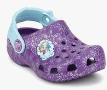 Crocs Classic Frozen Purple Clogs girls