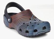 Crocs Classic Geometric Navy Blue Clogs men