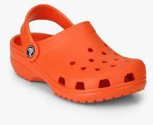 Crocs Classic Orange Clog Sandals girls