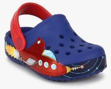 Crocs Crcbndglctc Blue Clogs boys