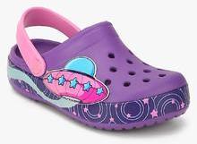 Crocs Crcbndglctc Purple Clogs girls