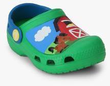 Crocs Creative Barnyard Green Clog boys