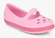 Crocs Crocband Airy Hearts Pink Belly Shoes girls