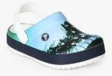 Crocs Crocband Graphic Blue Clog Sandals Boys