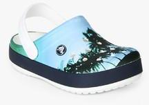 Crocs Crocband Graphic Blue Clog Sandals boys