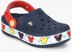 Crocs Crocband Mickey Fnlb Lights K Navy Blue Clogs boys