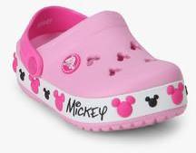 Crocs Crocband Mickey Iv Pink Clog girls