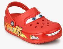 Crocs Crocslights Cars Red Clogs boys