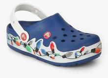 Crocs Crocslights Holiday Blue Clogs boys