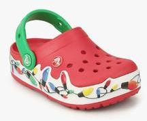 Crocs Crocslights Holiday Pink Clog boys