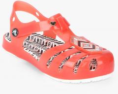 Crocs Drew X Isabella Fishermen Red Sandals girls