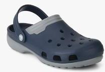 Crocs Duet Navy Blue Clogs women