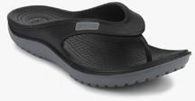 Crocs Duet Wave Black Flip Flops men