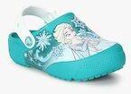 Crocs Fl Frozen Lights Green Clog Girls