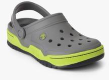 Crocs Front Court Grey Clogs for Men online in India at Best price on 4th November 2024 PriceHunt