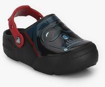 Crocs Funlab Lights Darth Vader Black Clogs Sandals boys