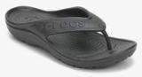 Crocs Hilo Black Flip Flops