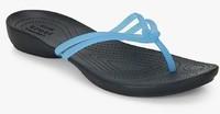 Crocs Isabella Blue Flip Flops women