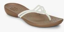 Crocs Isabella White Flip Flops women