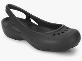 Crocs Kadee Slingback Black Belly Shoes Girls