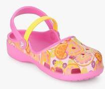 Crocs Karin Novelty Yellow Clog Sandals girls