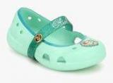 Crocs Keeley Disney Princess Green Belly Shoes girls