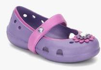 Crocs Keeley Petal Charm F Purple Belly Shoes girls