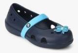 Crocs Keeley Springtime Navy Blue Mary Jane Belly Shoes girls