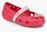 Crocs Keeley Springtime Pink Belly Shoes Girls