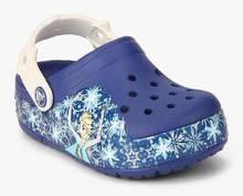 Crocs Lights Frozen Navy Blue Clogs girls