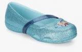 Crocs Lina Frozen Blue Mary Jane Belly Shoes girls