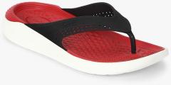 Crocs Literide Black Flip Flops women