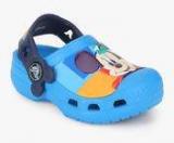 Crocs Mickey Colorblock Blue Clogs Girls