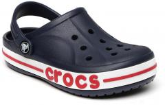 Crocs Navy Blue Bayaband Solid Clogs girls