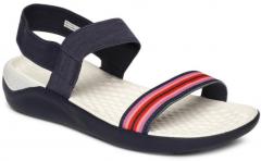 Crocs Navy Blue Synthetic Floaters women