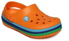 Crocs Orange Croslite Clogs girls