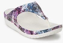 Crocs Sloane Soft Floral Multicoloured Flip Flops women