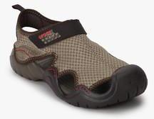 Crocs Swiftwater Beige Sandals men