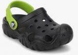 Crocs Swiftwater Black Clogs Girls