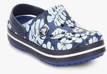 Crocs Tropical Print Blue Clogs boys