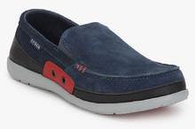 Crocs Walu Accent Navy Blue Loafers men