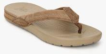 Crocs Yukon Flip Brown Slippers men