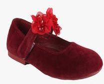 Cutecumber Maroon Mary Jane Belly Shoes girls