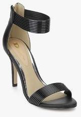 D By Dune Maven Black Ankle Strap Stilettos women