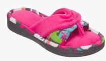 Dearfoams Pink Flip Flops women