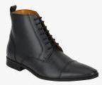 Del Mondo Grey Flat Boots Men