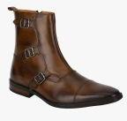 Del Mondo Tan Flat Boots Men